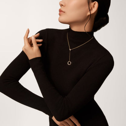 [Stellar Jewelry]TRINITY DIAMONDS NECKLACE