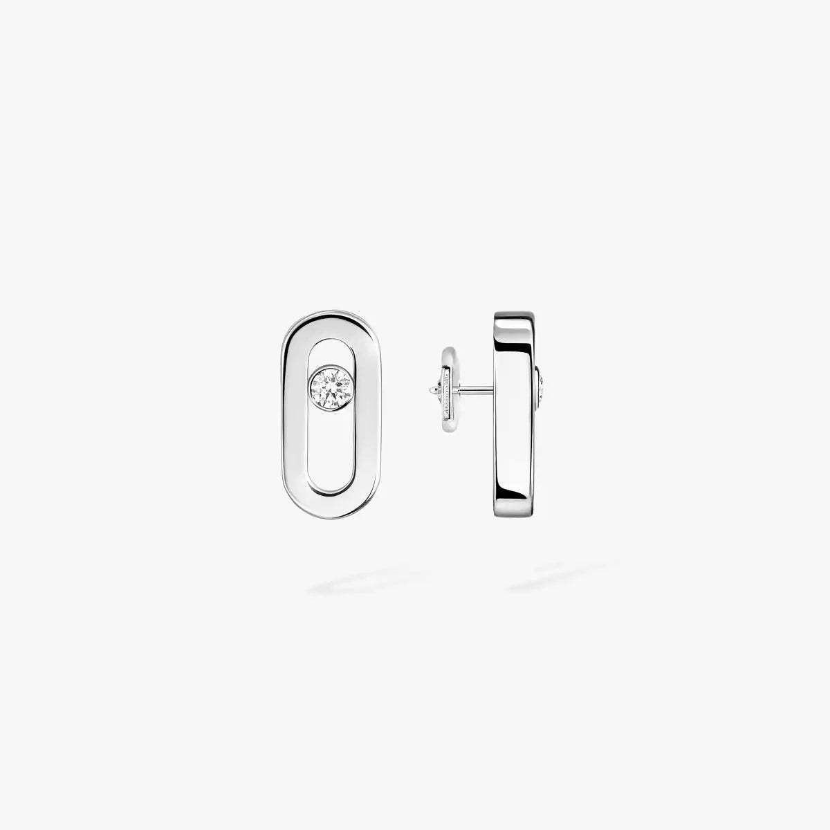[Stellar Jewelry]Move Uno Diamond Stud Earrings