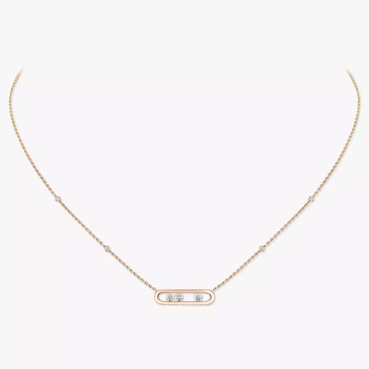 [Stellar Jewelry] Baby Move Gold Diamond Necklace