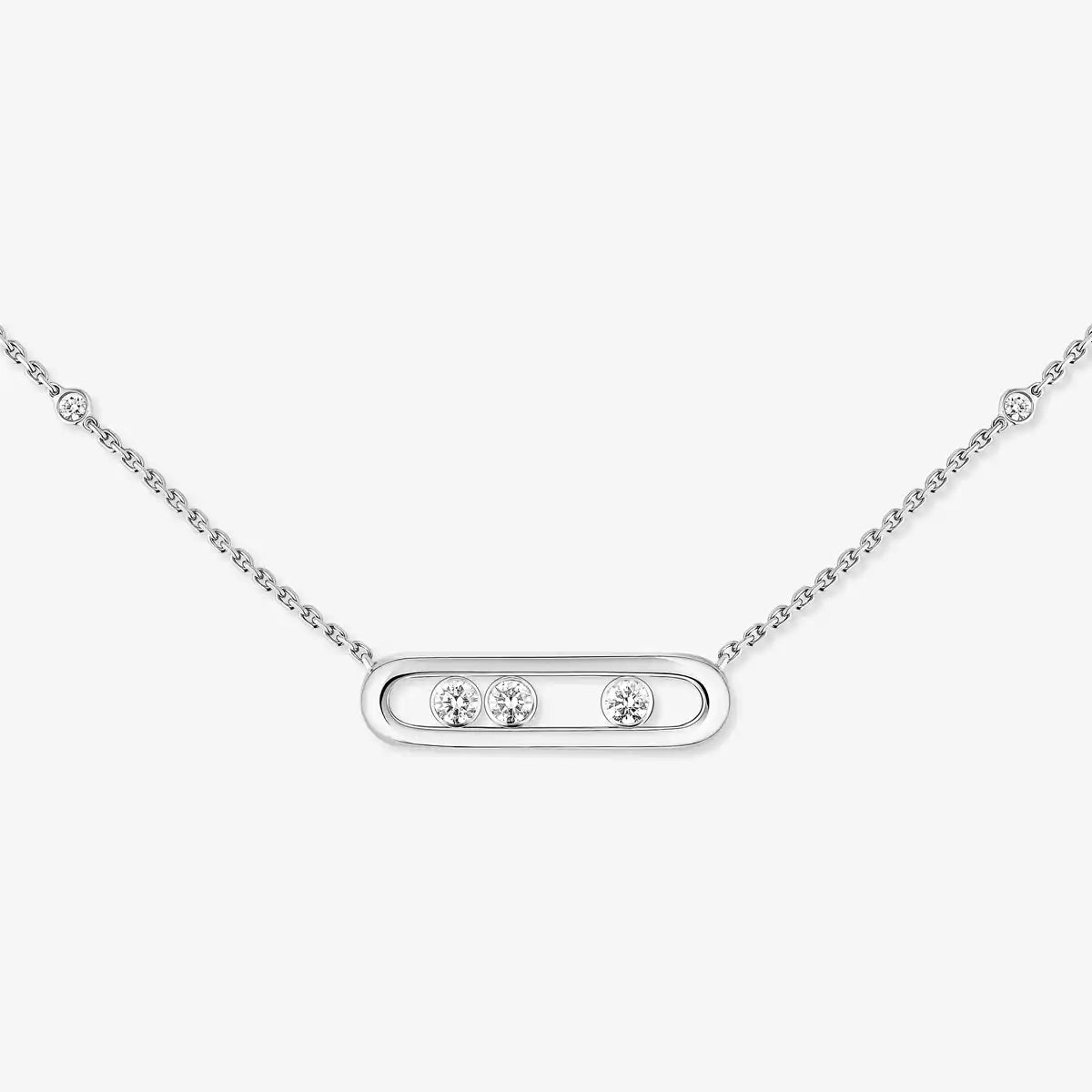 [Stellar Jewelry] Baby Move Gold Diamond Necklace