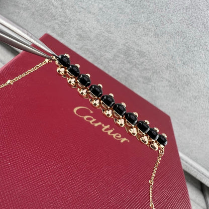 [Stellar Jewelry]NEW STUD COLORED GEM PENDANT NECKLACE