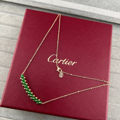 [Stellar Jewelry]NEW STUD COLORED GEM PENDANT NECKLACE