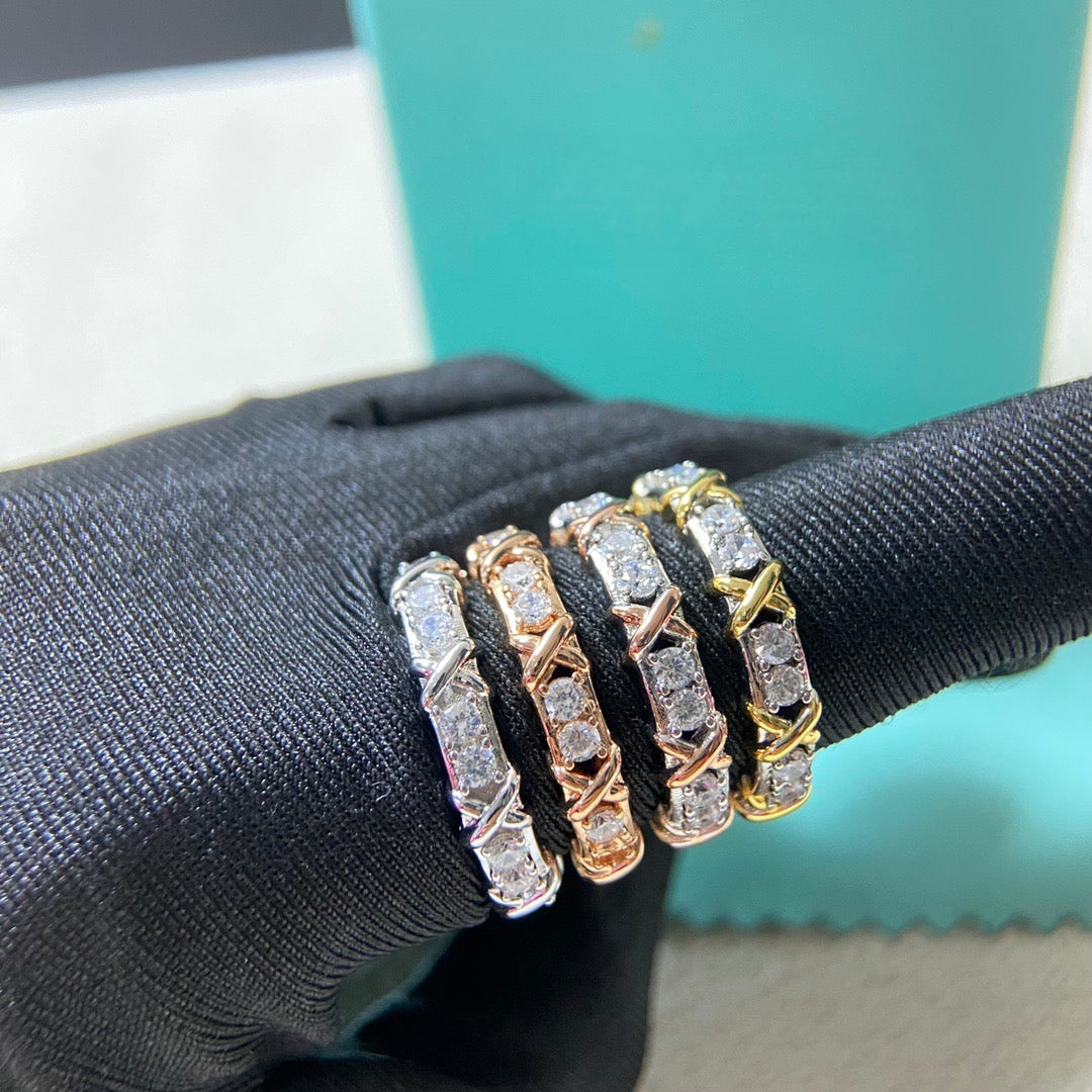 [Stellar Jewelry]SIXTEEN STONE RING ROSE GOLD