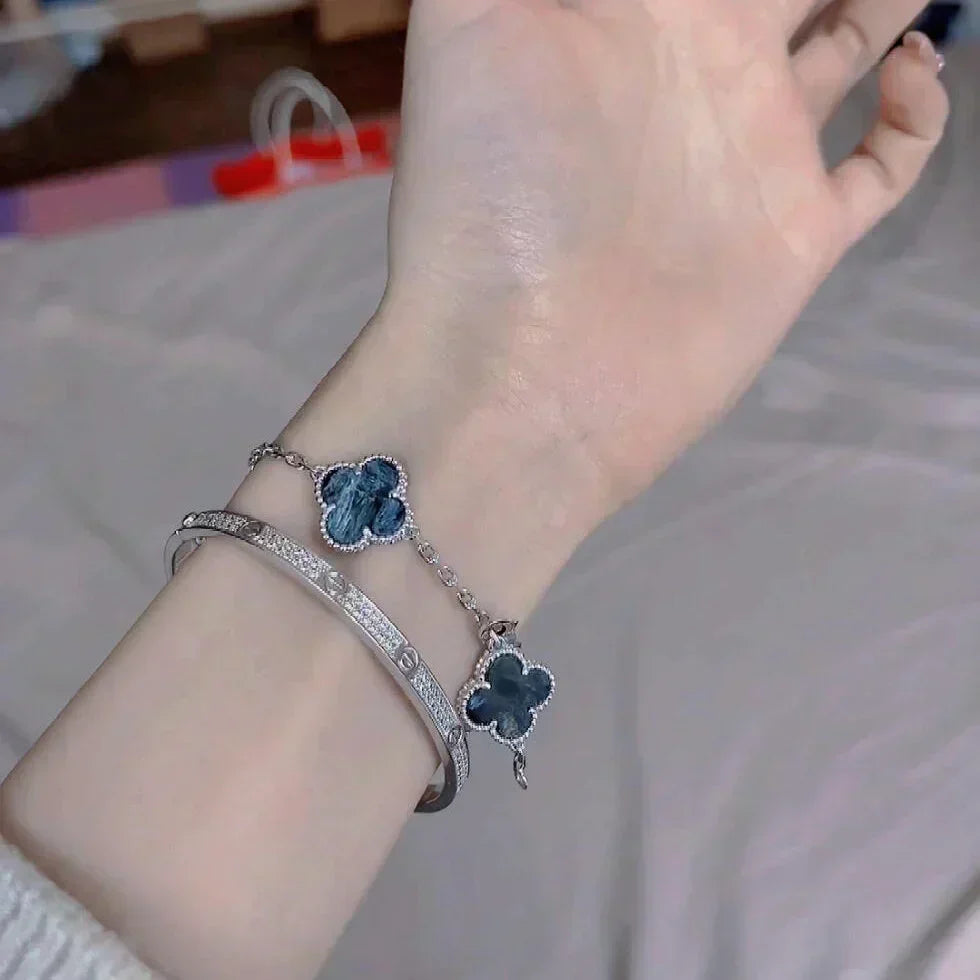 [Stellar Jewelry]CLOVER 5 MOTIF PIETERSITE BRACELET COLLECTION