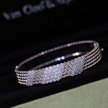 [Stellar Jewelry]  FIVE-ROW DIAMOND BRACELET