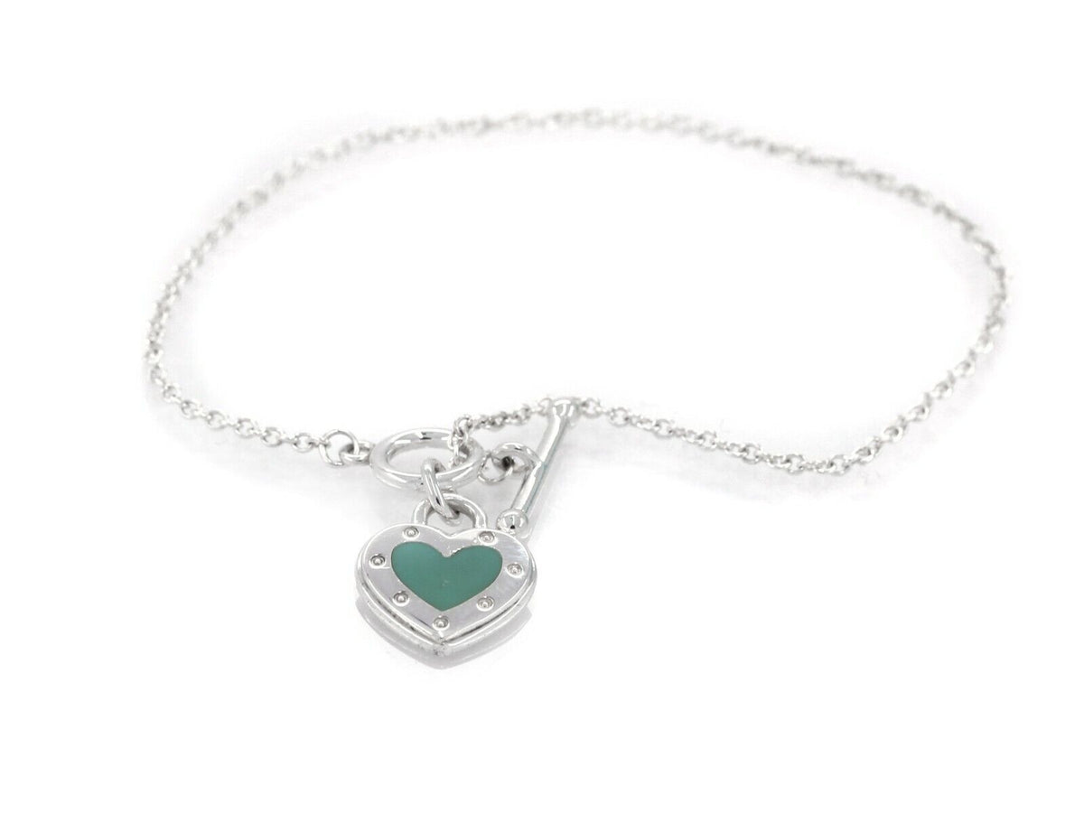 [Stellar jewels]LOVE HEART BLUE BRACELET