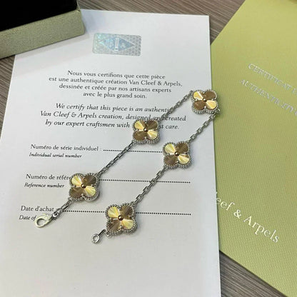 [Stellar Jewelry] CLOVER 5 MOTIF LASER BRACELET COLLECTION