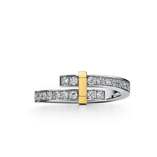 [Stellar jewels]EDGE GOLD SILVER DIAMOND RING