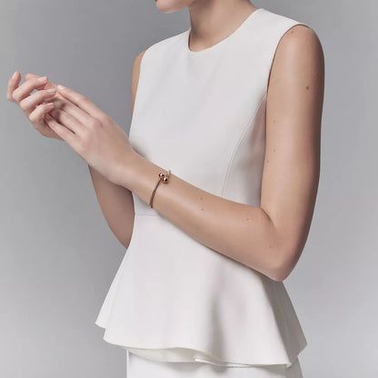 [Stellar jewels]CITY HARDWEAR BALL BYPASS BRACELET