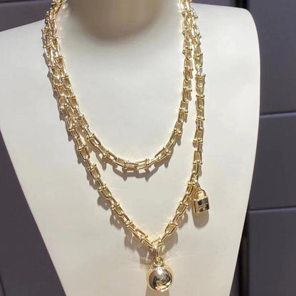 [Stellar jewels]HARDWEAR WRAP NECKLACE