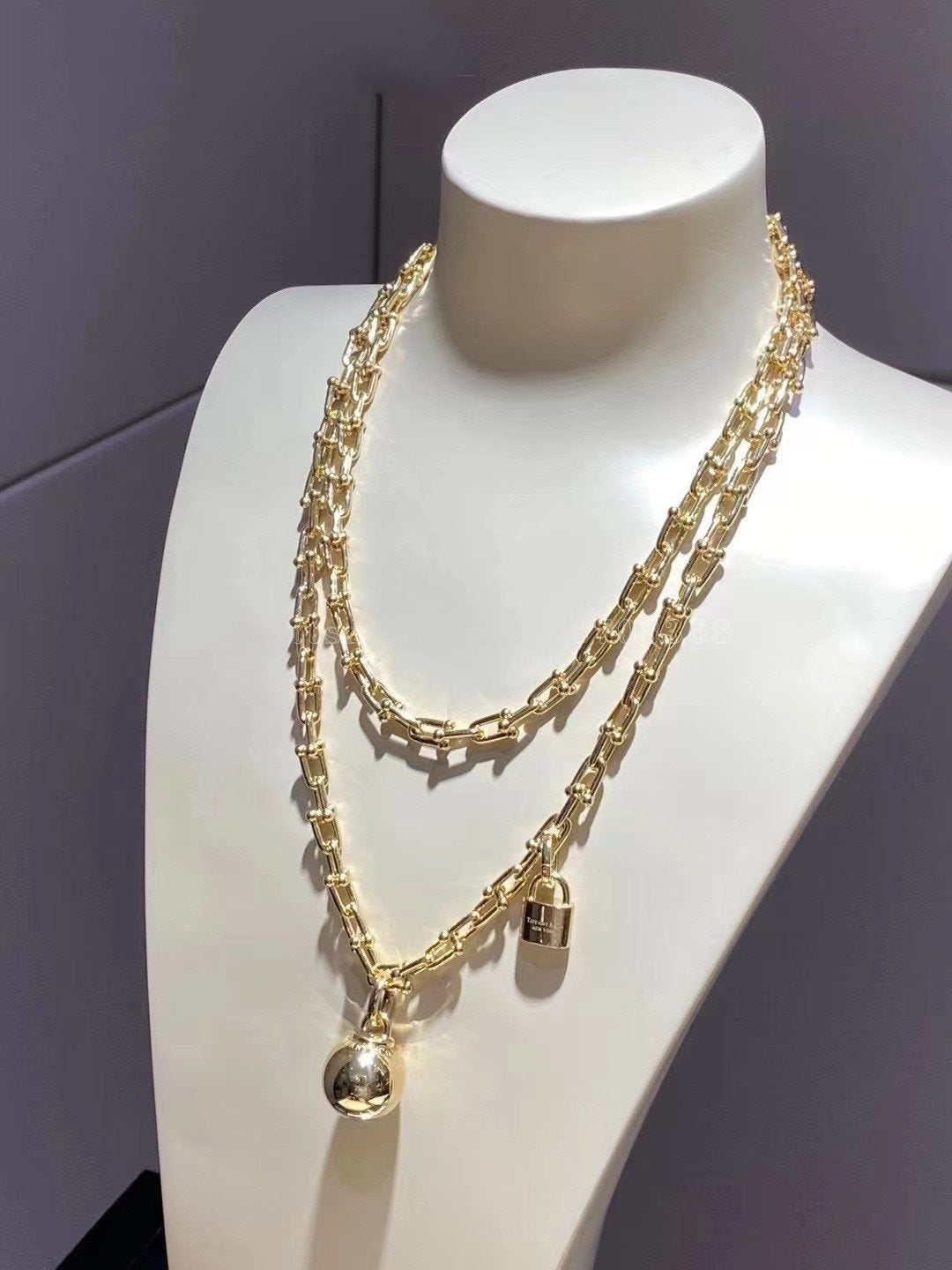 [Stellar jewels]HARDWEAR WRAP NECKLACE