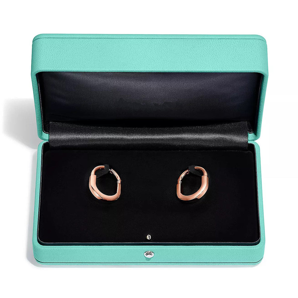 [Stellar jewels]LOCK MEDIUM DIAMNOND EARRINGS