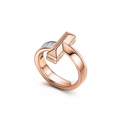 [Stellar jewels]T1 WIDE 4.5MM DIAMOND RING