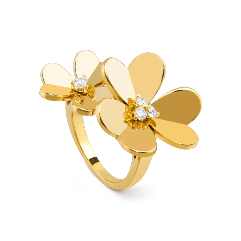 [Stellar Jewelry]CLOVER COMOS GOLD DIAMOND RING