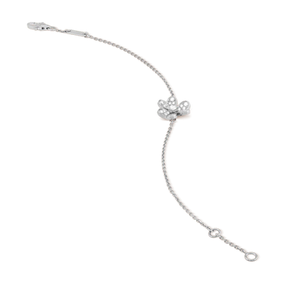 [Stellar Jewelry]FRIVOLE SILVER FLOWER DIAMOND BRACELET