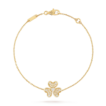 [Stellar Jewelry]FRIVOLE GOLD FLOWER DIAMOND BRACELET