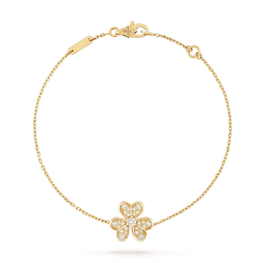 [Stellar Jewelry]FRIVOLE GOLD FLOWER DIAMOND BRACELET