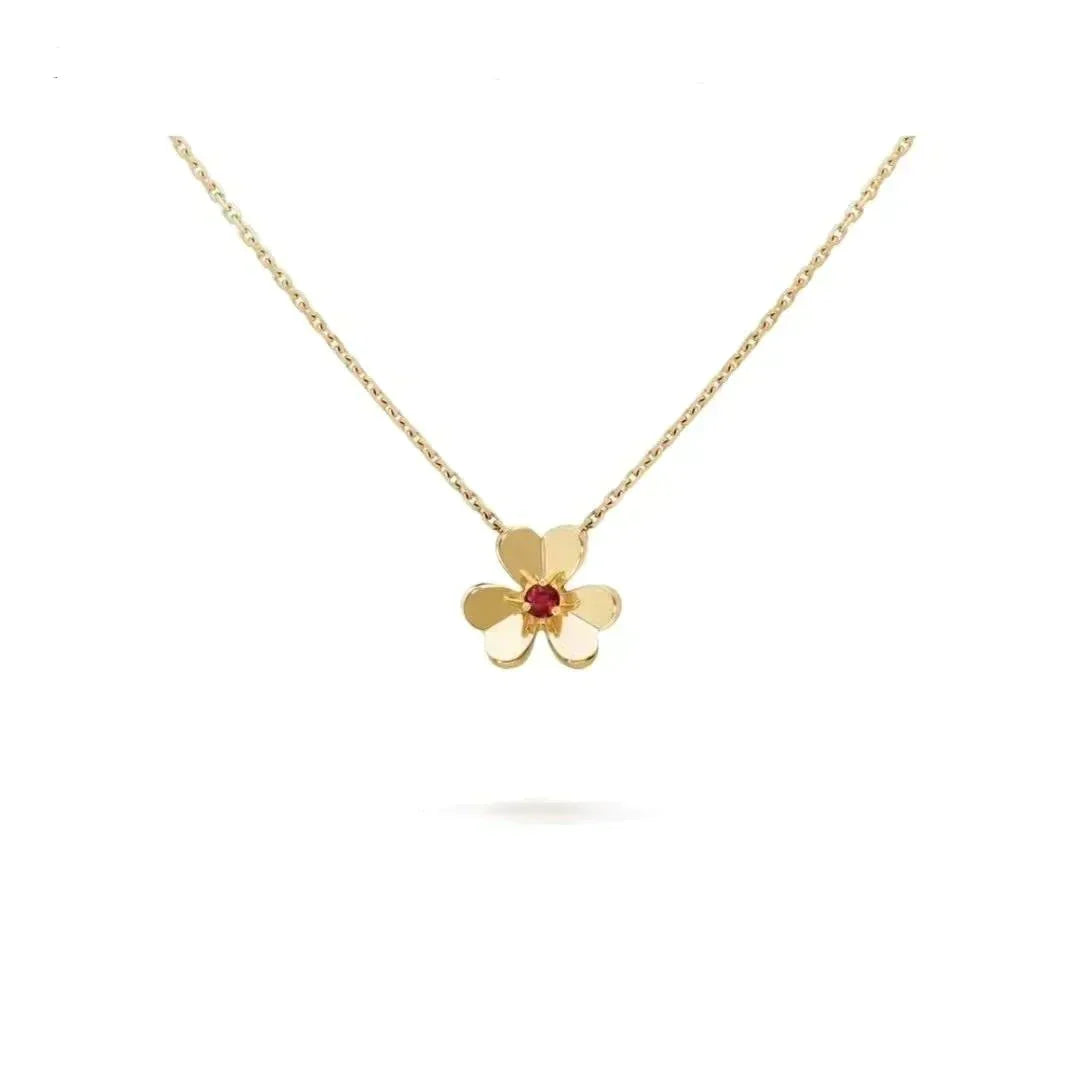 [Stellar Jewelry]FRIVOLE GOLD FLOWER NECKLACE