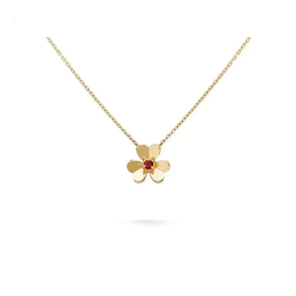 [Stellar Jewelry]FRIVOLE GOLD FLOWER NECKLACE