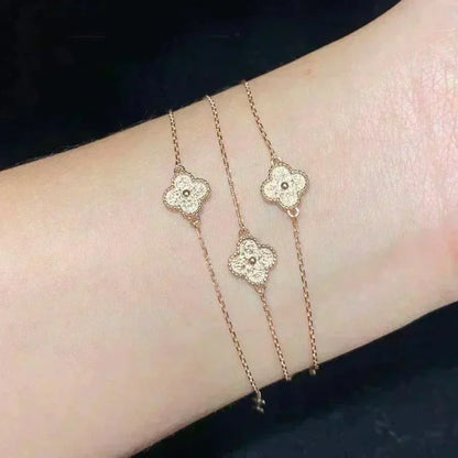 [Stellar Jewelry]CLOVER SINGLE FLOWER BRACELET