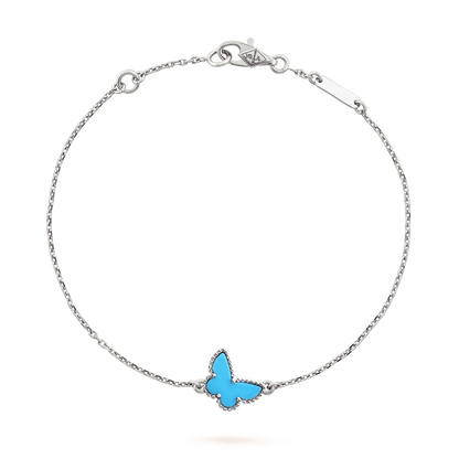 [Stellar Jewelry]BUTTERFLY TURQUOISE BUTTERFLY BRACELET SILVER