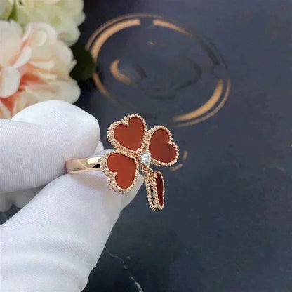 [Stellar Jewelry]SWEET CLOVER CARNELIAN RING
