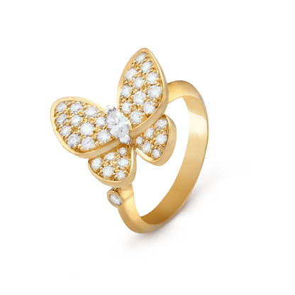 [Stellar Jewelry]BUTTERFLY DIAMOND RING