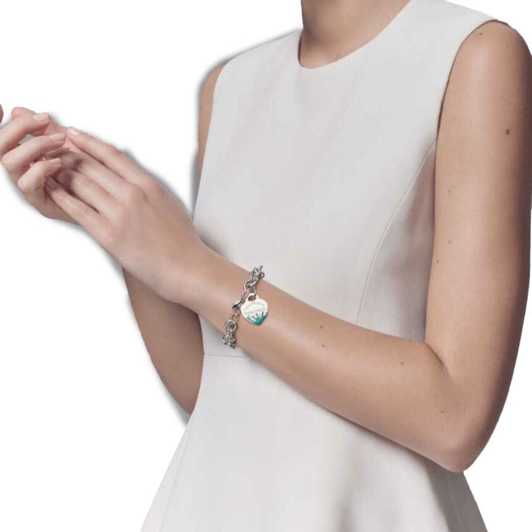 [Stellar jewels]LOVE HEART RETURN TO TIF SILVER BRACELET