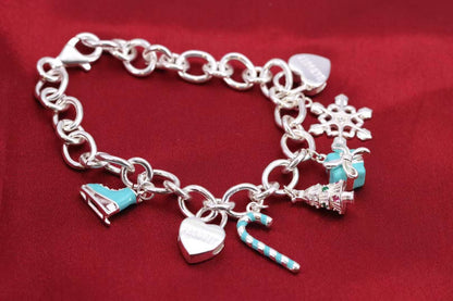 [Stellar jewels]CHRISTMAS SILVER BRACELET