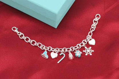 [Stellar jewels]CHRISTMAS SILVER BRACELET