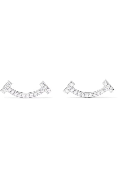 [Stellar jewels]SMILE DIAMOND EARRINGS