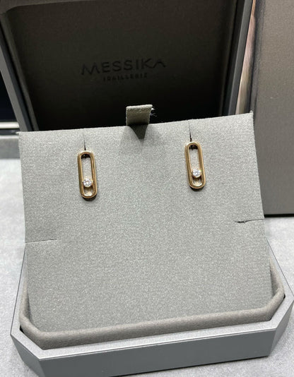 [Stellar Jewelry]MOVE UNO SMALL 1 DIAMOND EARRINGS