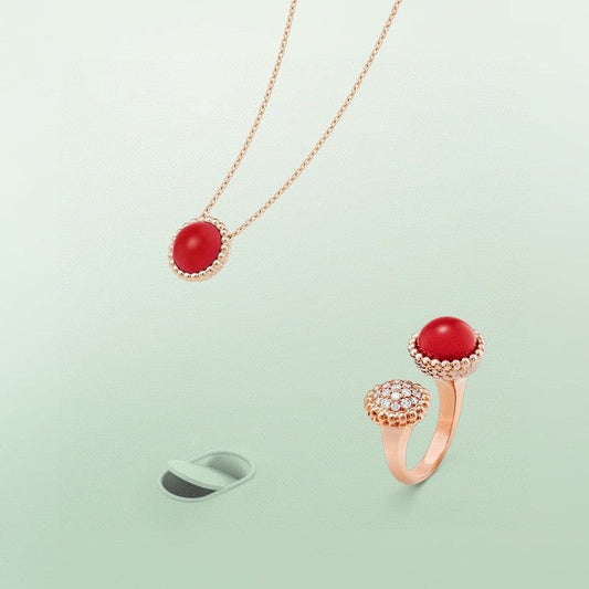 [Stellar Jewelry]PERLEE COULEURS DIAMOND ROSE GOLD BETWEEN THE FINGER RING