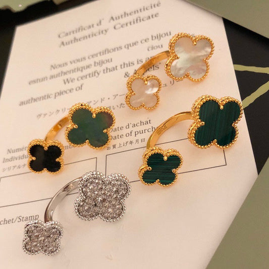 [Stellar Jewelry]CLOVER BETWEEN THE FINGER RING