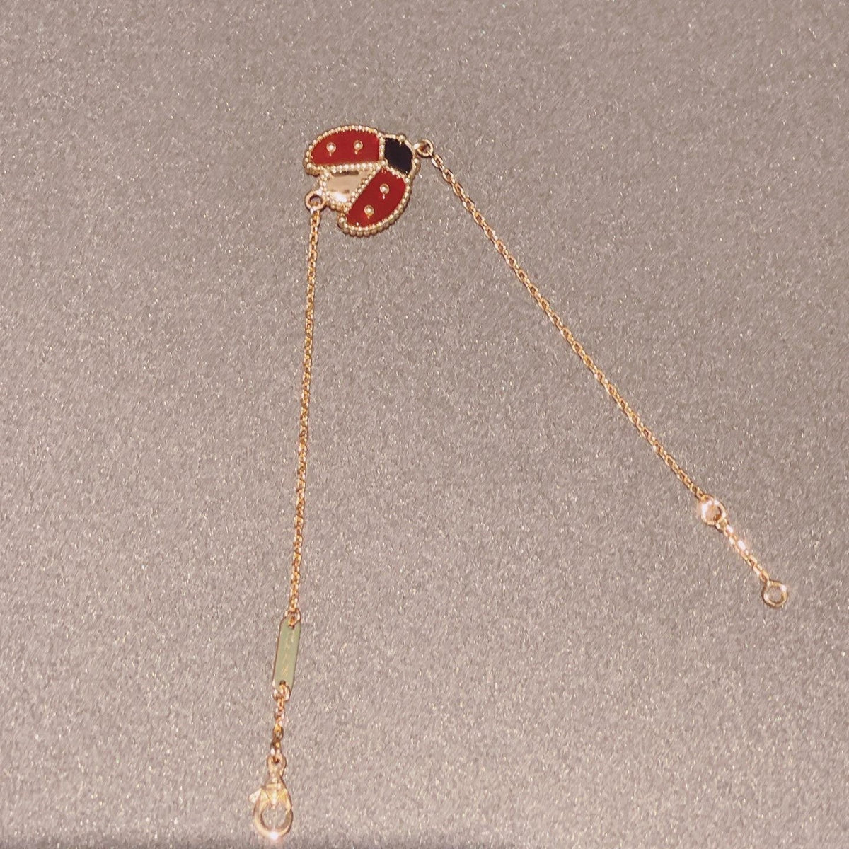 [Stellar Jewelry]LUCKY SPRING 1 MOTIF PINK GOLD BRACELET